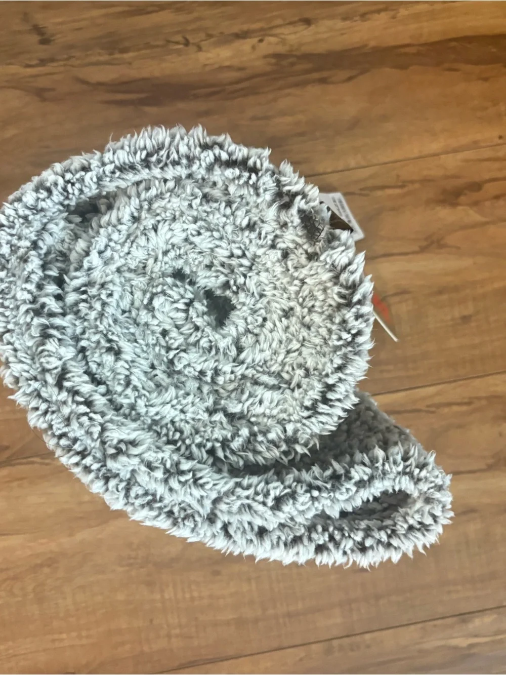 32 Degrees Plush Infinity Scarf in Gray
